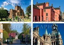 Dunfermline, Multi view 4 images Magnet