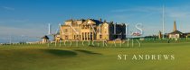 Golfers on the 18th old course, St Andrews Magnet