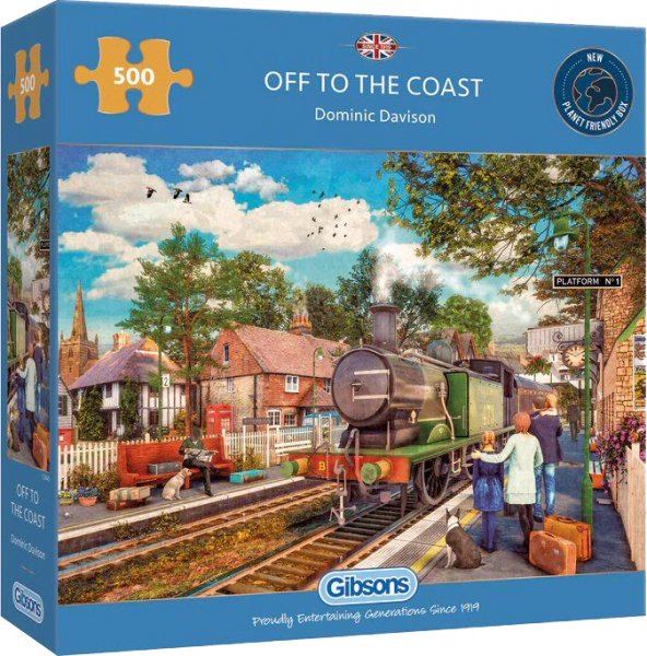 Jigsaw Off to the Coast 500pc