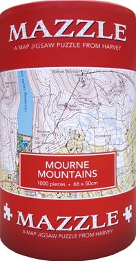 Mazzle Map Jigsaw Mourne Mountains