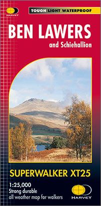 XT Superwalker Map Ben Lawers & Schiehallion