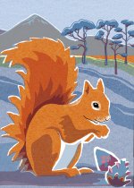 Notebook Red Squirrel