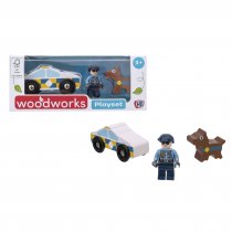 Wood Works Emergency Vehicle Playset (3 Asst)