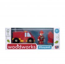 Wood Works Emergency Vehicle Playset (3 Asst)