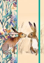 A5 Notebook Kissing Hares
