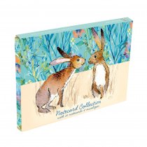 Notecard Collect Kissing Hares