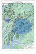 British Mountains Map Southern Highlands