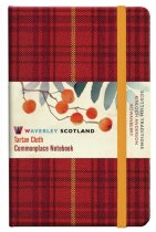 Tartan Cloth Notebook Large: Rowanberry