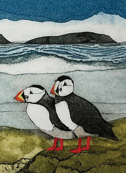 Notebook Wild Birds Puffin