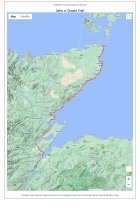 XT40 National Trail Map John o'Groats Trail