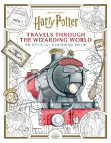 Harry Potter Travels Through Wizard World Colouring Book (Sep)