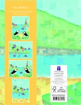 Notecard Wallet Sea Breeze Puffins (Feb)