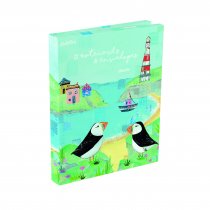 Notecard Wallet Sea Breeze Puffins (Feb)