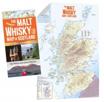 Malt Whisky Map of Scotland - Folded