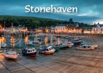 Stonehaven Harbour Dusk Magnet