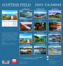 2025 Calendar Scottish Field Deluxe (Aug)