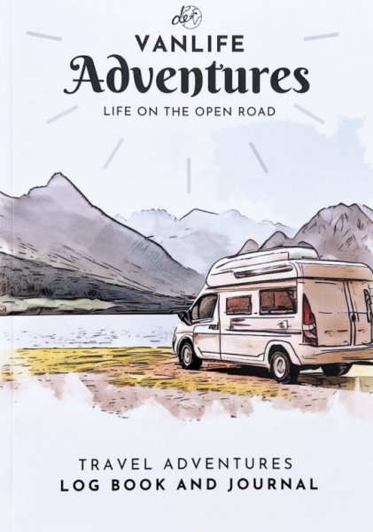 Vanlife Adventures: Log Book & Journal (Aug)