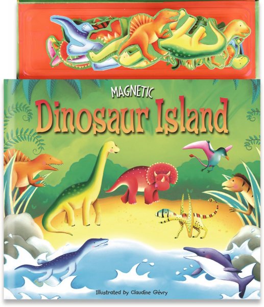 Dinosaur Island Magnetic Story Book