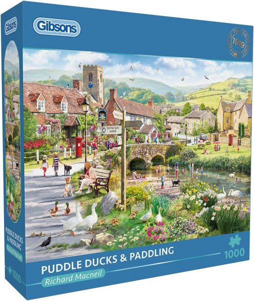 Jigsaw Puddle Ducks & Paddling 1000pc