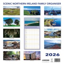 2026 Calendar Scenic Northern Ireland Family Organiser