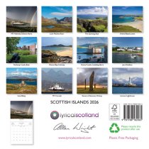 2026 Calendar Scottish Islands