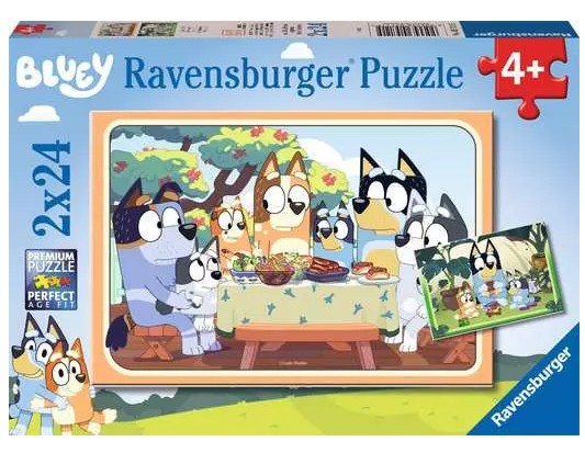 Jigsaw Bluey 2 x 24pc