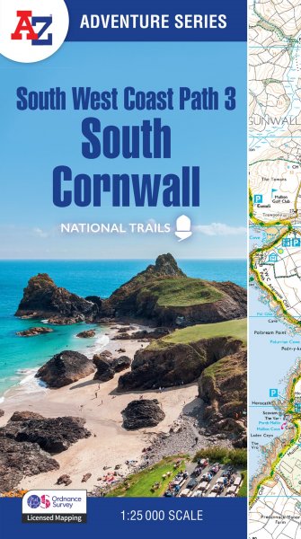 South West Coast Path Adventure Atlas 3 South Cornwall