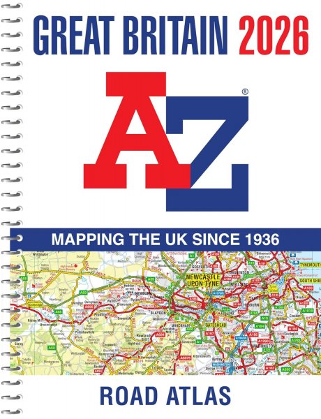 Great Britain Road Atlas 2026 A4 Spiral