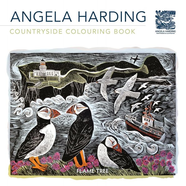 Angela Harding Countryside Colouring Book