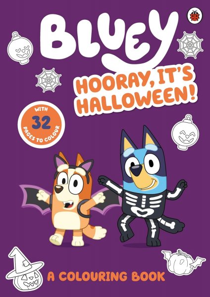 Bluey: Hooray It's Halloween Colouring Book