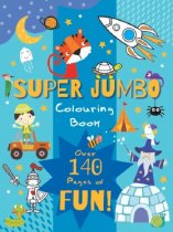 Super Jumbo Colouring Book Blue