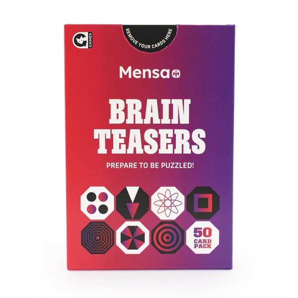 Mensa Brain Teasers Card Game