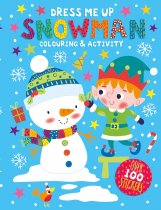 Dress Me Up Snowman Colouring & Activity