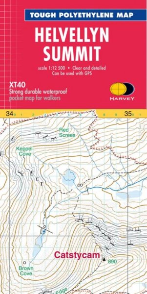 XT40 Summit Map Helvellyn