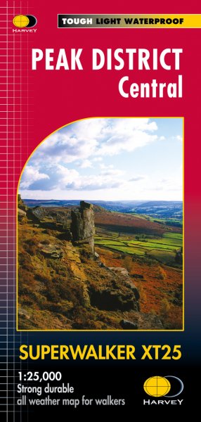 XT25 Superwalker Map Peak District Central