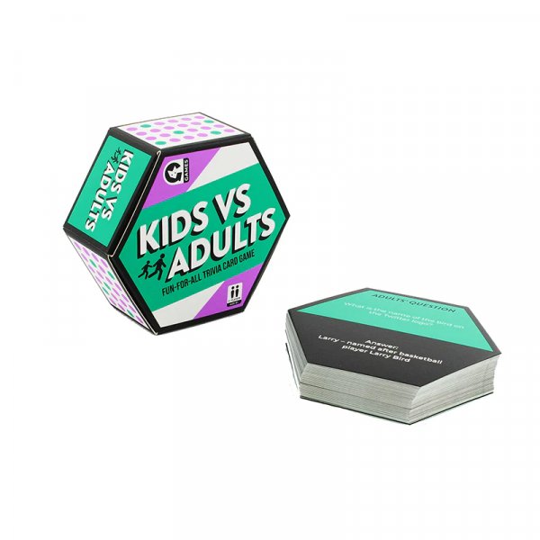 Kids vs Adults Family Card Game