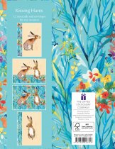 Notecard Wallet Kissing Hares