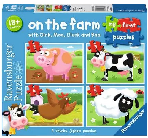 Jigsaw My First Puzzle Rescue On the Farm 4 Puzzle Box