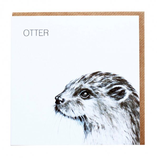 Otter Greetings Card