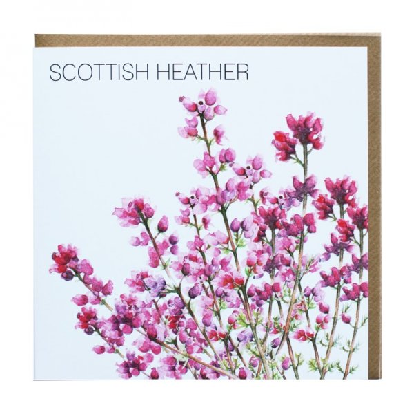 Scottish Heather Greetings Card