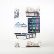 Tea Towel Repeat Land Rover