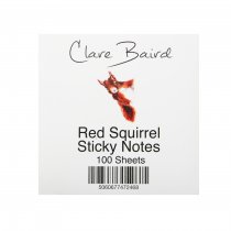 Sticky Notes Red Squirrel