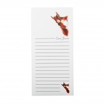 Magnetic Notepad Red Squirrel