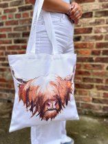 Tote Bag Highland Cow