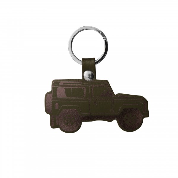 Key Ring Land Rover Green