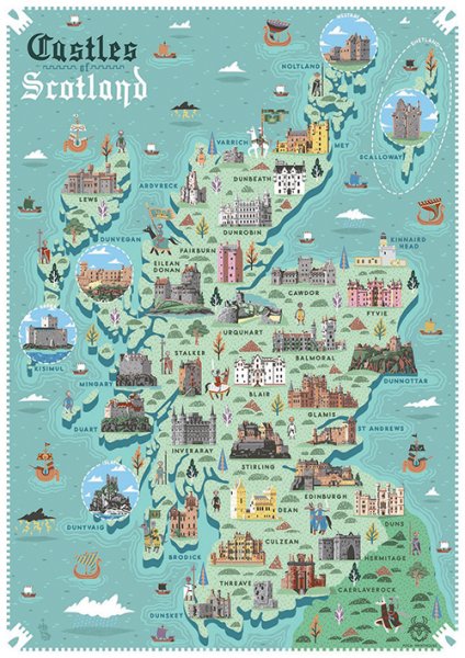 Jigsaw Castles of Scotland 500pc