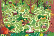 Book & Jigsaw Forest Maze