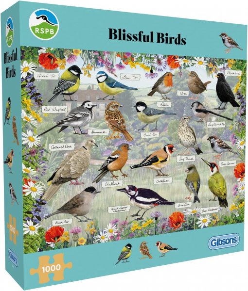 Jigsaw Blissful Birds 1000pc