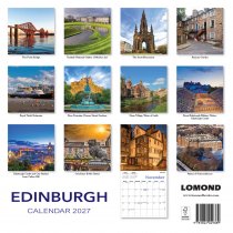 2027 Calendar Edinburgh (2 for 10v)