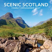 2027 Calendar Scenic Scotland Family Organiser (2 for 10v)
